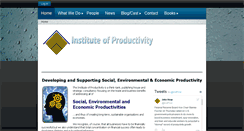 Desktop Screenshot of instituteofproductivity.com