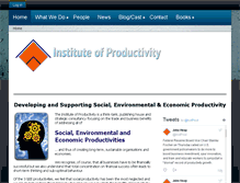 Tablet Screenshot of instituteofproductivity.com